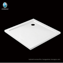 Economical square shape acrylic Corner Shower tray